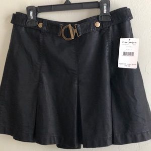 Black Leather Skirt